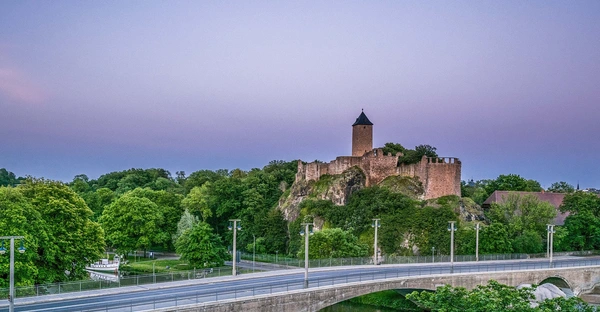 Blick auf die historische Oberburg