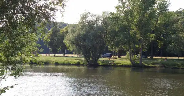 Saaleufer im Grünen