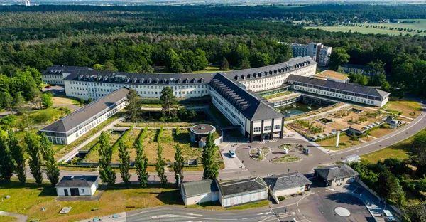 Luftaufnahme Krankenhaus