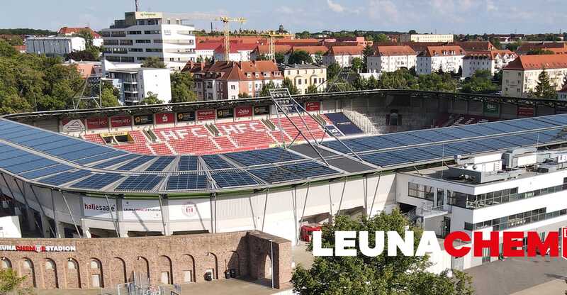 Leuna Chemie Stadion, Foto: HFC